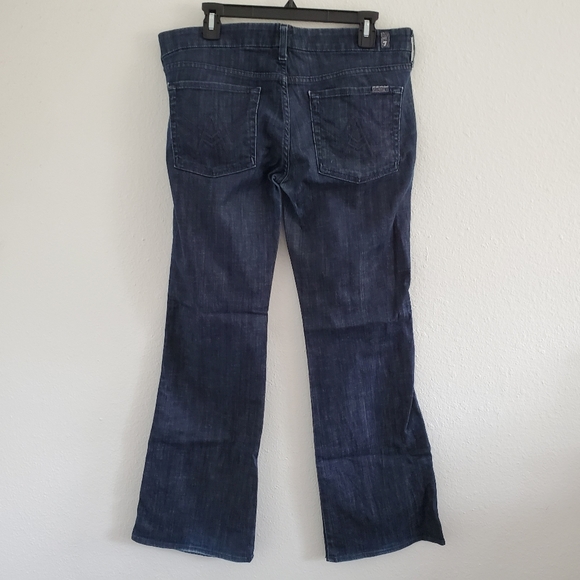 7 For All Mankind "Lexie Petite" Blue Jeans - Picture 2 of 4